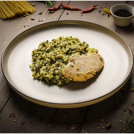 Готовая еда GENERAL FOOD №11 Филе куриное Су Вид рис со шпинатом и овощами 250 г фото 3