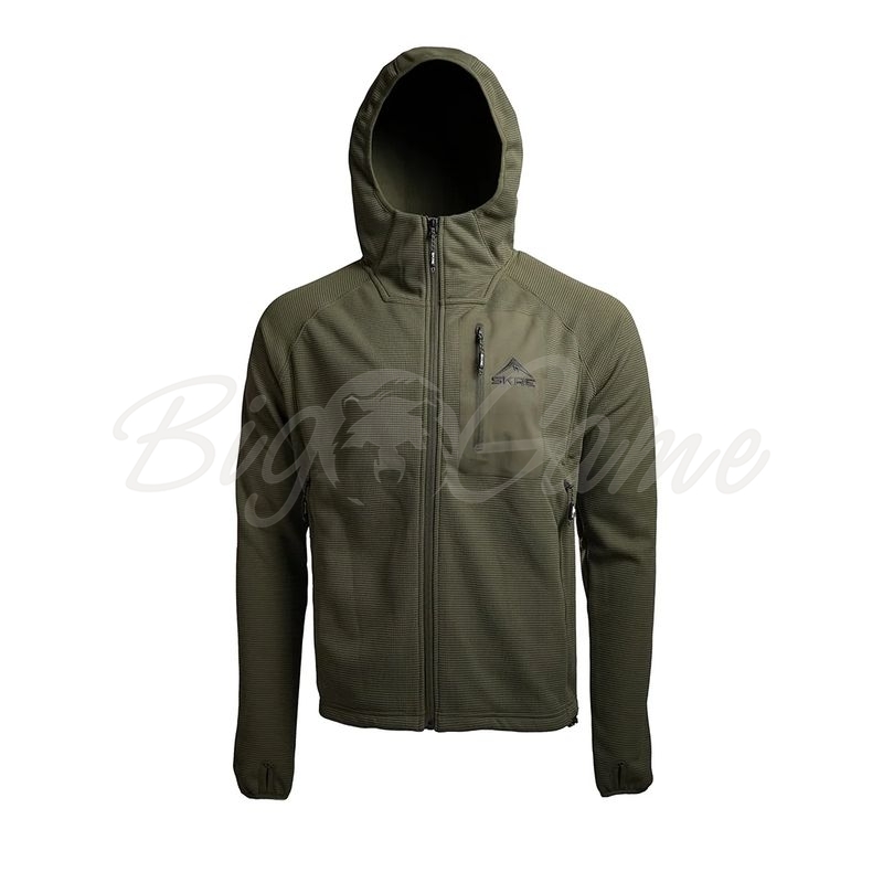 Толстовка SKRE Grid Lite Jacket цвет Olive Green фото 1