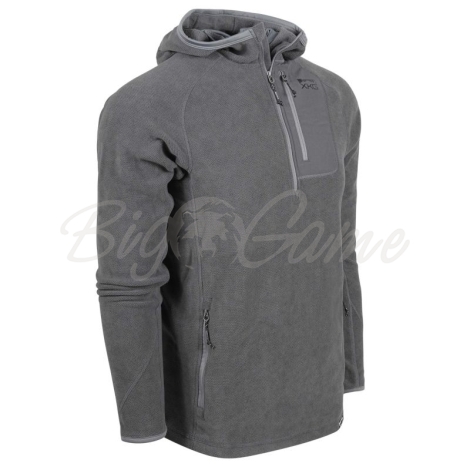 Толстовка KING'S XKG Covert 1/2 Zip Hoodie w/face mask цвет Grey фото 3