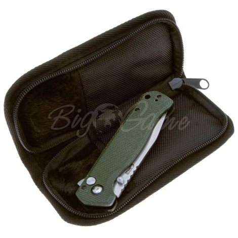 Нож складной CJRB Chord AR-RPM9 рукоять Микарта цв. Зеленый фото 3