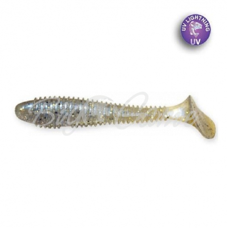 Виброхвост CRAZY FISH Vibro Fat 4" (4 шт.) зап. кальмар, код цв. 25 фото 1