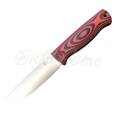 Нож OWL KNIFE Hoot сталь M390 рукоять G10 черно-красна фото 1