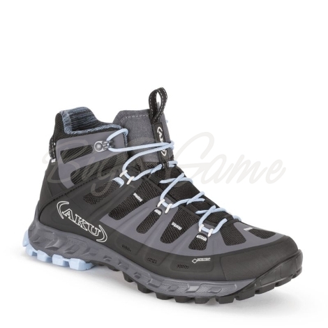 Ботинки треккинговые AKU WS Selvatica Mid GTX цвет Black / Light Blue фото 1