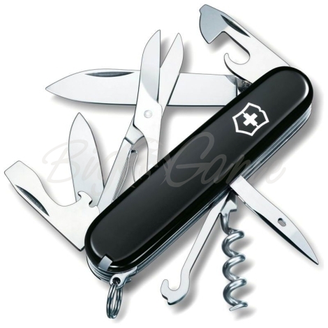 Нож VICTORINOX Climber 91мм 14 функций цв. черный фото 1