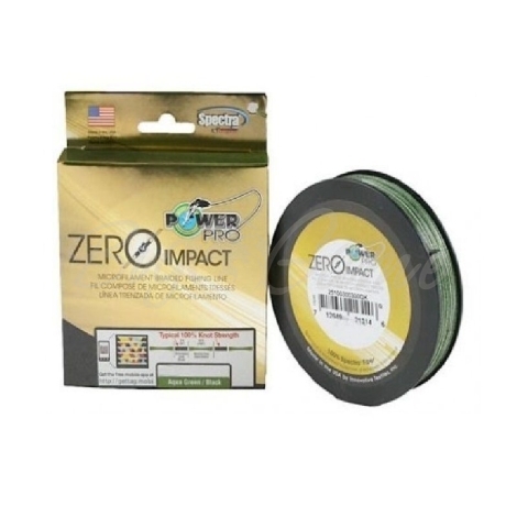 Плетенка POWER PRO Zero-Impact 275 м цв. Aqua Green (Болотный) 0,36 мм фото 1