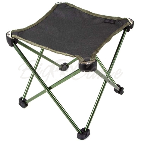 Табурет складной LIGHT CAMP Folding Stool цв. Зеленый фото 1