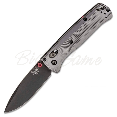 Нож складной BENCHMADE Bugout Сталь Bohler M390 рукоять Алюминий цв. Silver фото 1