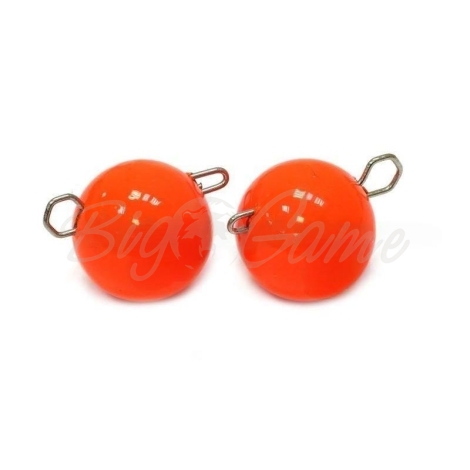 Чебурашка разборная AM FISHING застежка d-0,8 мм (5 шт.) 26 г цв. Оранжевый флуоресцентный фото 1
