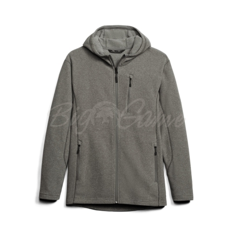 Толстовка SITKA Snowcrest Full-Zip Hooded Fleece цвет Woodsmoke Heather фото 9