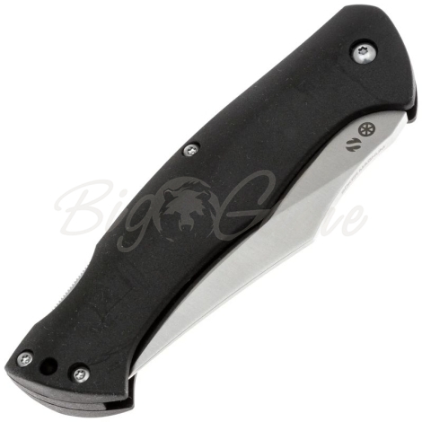 Нож складной полуавтоматический BOKER Echidna сталь 440А рукоять Пластик цв. Черный фото 3