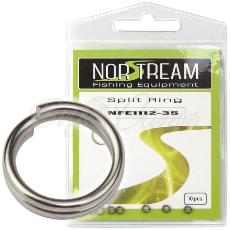 Кольцо заводное NORSTREAM Split rings (10 шт.) 3,5 мм фото 1