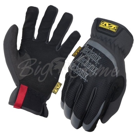 Перчатки тактические MECHANIX Work Fast Fit цвет Black фото 1