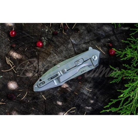 Нож складной RUIKE Knife P128-SF цв. Серый фото 3