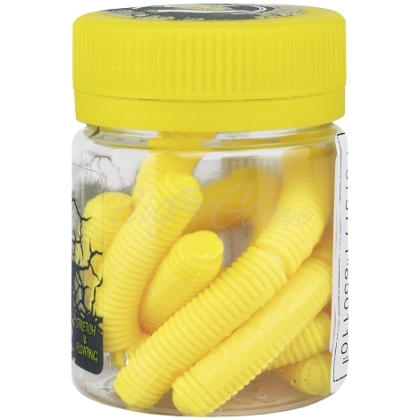 Червь TERUKI Roy 6,5 см (7 шт.) зап. сыр цв. Yellow фото 1