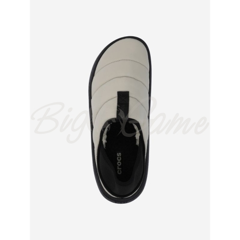 Слипоны CROCS Puff Moc цвет Бежевый / Черный фото 9