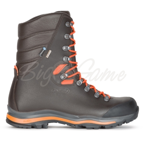 Ботинки охотничьи AKU Riserva High 200 GTX цвет Brown / Fluo Orange фото 5