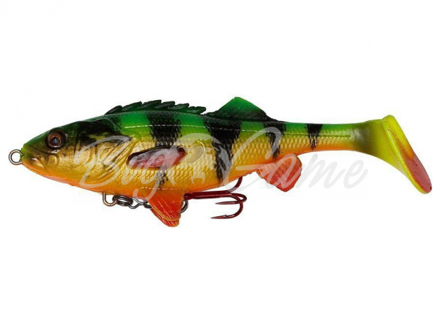 Приманка SAVAGE GEAR 4D Perch Shad SS Окунь 12,5 см цв. 02-Firetiger фото 1