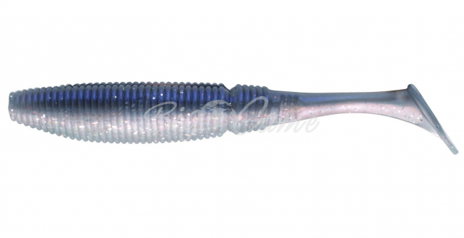 Виброхвост SAKURA Slit Shad 7,5 см код цв. 052 Blue Back (15 шт.) фото 1