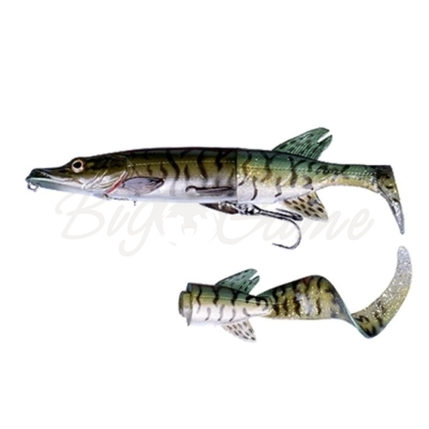 Приманка SAVAGE GEAR 3D Hybrid Pike 25 SS цв. 07-Green Silve фото 1