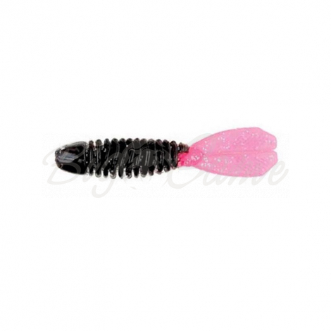 Слаг PRADCO YUM Wooly Beavertail 2 5 см (8 шт.) цв. black pink фото 1