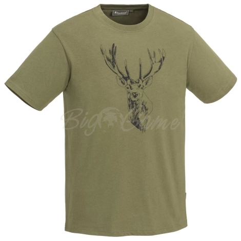Футболка PINEWOOD Red Deer T-Shirt цвет Hunting Olive фото 1