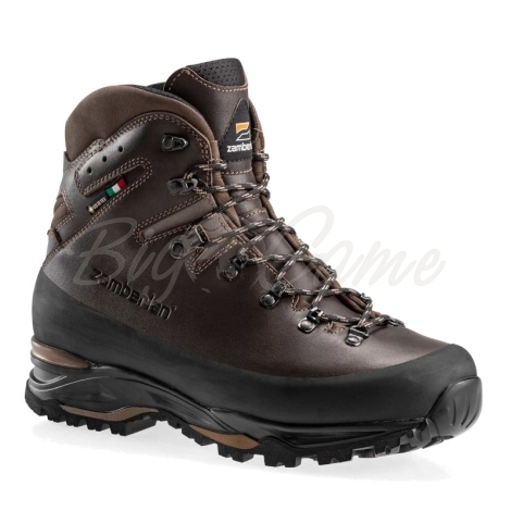 Ботинки ZAMBERLAN 971 Guide Lux GTX RR CF цвет Waxed Dark Brown фото 1