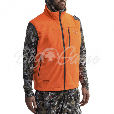 Жилет сигнальный SITKA Stratus Vest New цвет Blaze Orange фото 6