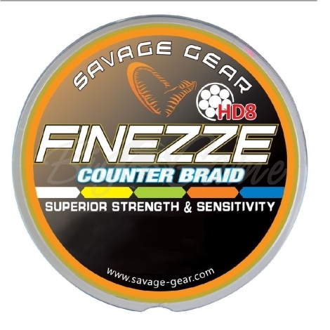 Плетенка SAVAGE GEAR Finezze HD8 Counter Braid 300 м 0,22 мм цв. многоцветный фото 1