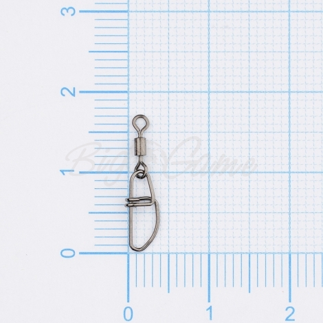 Вертлюг с карабином NORSTREAM Rolling swivel with insurance snap (10 шт.) № 14 фото 2