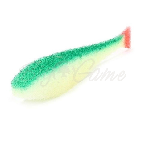 Поролоновая рыбка LEX Classic Fish NO 9 WGB (белое тело / зеленая спина / красный хвост) фото 1