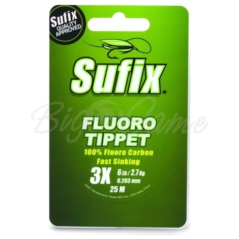 Флюорокарбон SUFIX Fluoro Tippet 25 м 0,158 мм 1,8 кг фото 1