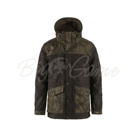 Куртка FJALLRAVEN Varmland Wool Jacket M цвет Dark Olive-Dark Olive Camo фото 1