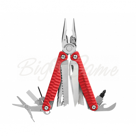 Мультитул LEATHERMAN Charge+ G10 цв. красный фото 1