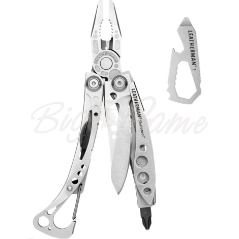 Мультитул LEATHERMAN Skeletool цв. Металлик, подарочная упако фото 1