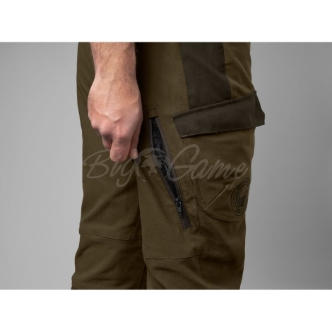 Брюки HARKILA Wildboar Pro Move Trousers цвет Willow green фото 4