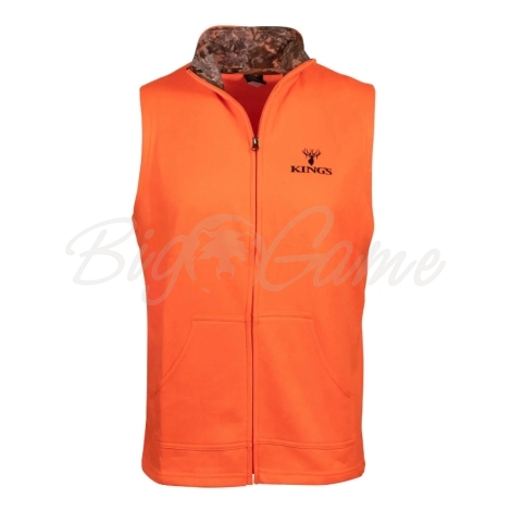 Жилет сигнальный KING'S Blaze Full Zip Poly Vest цвет Blaze Orange фото 1