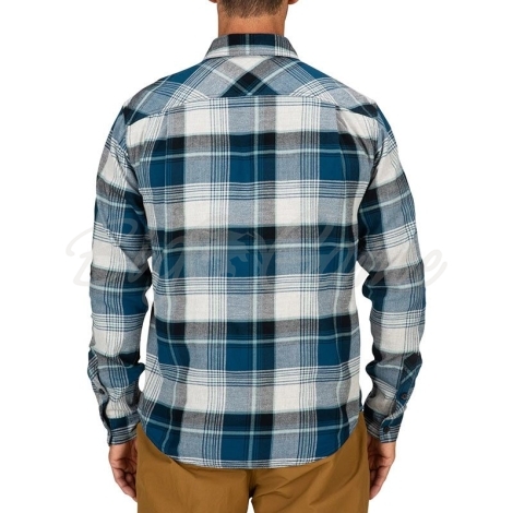 Рубашка SIMMS Dockwear Cotton Flannel цвет Atl Celadon Plaid фото 2