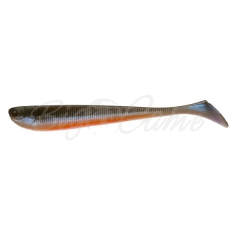 Виброхвост NARVAL Slim Minnow 11 см (5 шт.) код цв. #008 цв. Smoky Fish фото 1