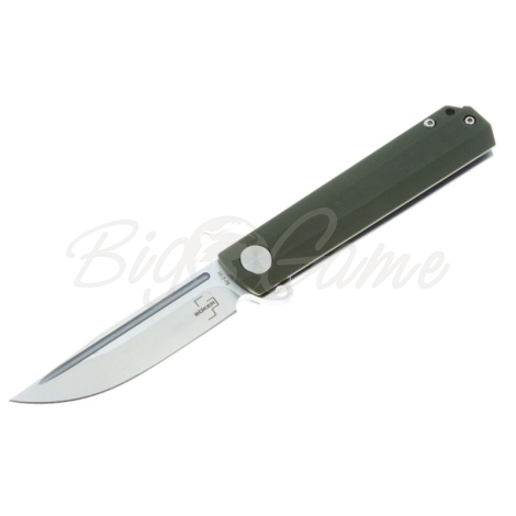 Нож складной BOKER Cataclyst сталь 440С рукоять G10 цв. Зеленый фото 1