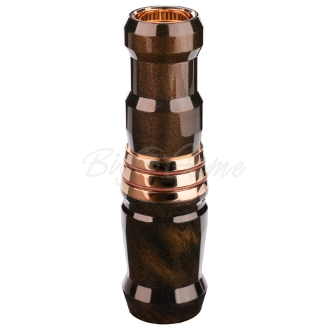 Манок на белолобого гуся D.E.D CUSTOM CALLS Зов вдовы Call of widow Short barrel (делрин) цв. Черное золото фото 1