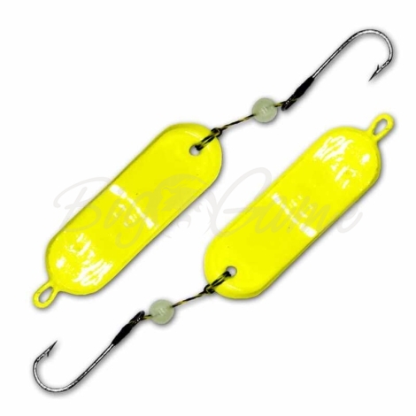 Блесна колеблющаяся BEST FISHING Buler Neon 10 г цв. жёлтый флуоресцентный фото 1