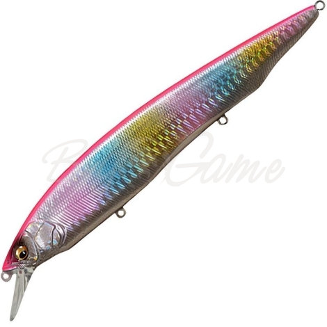 Воблер MEGABASS Kanata Ayu SW 160F цв. gg pink back rainbow фото 1