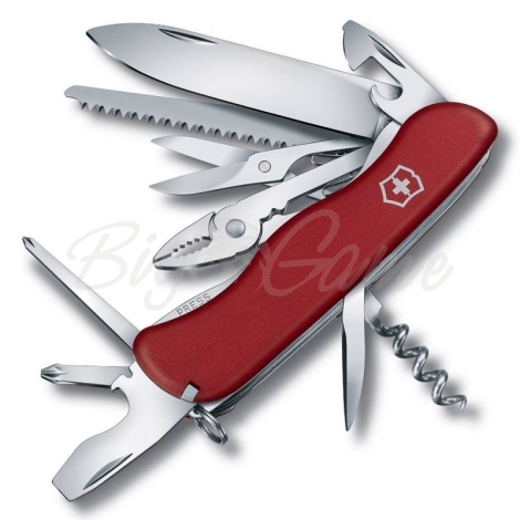 Нож VICTORINOX Hercules 111мм 18 функций цв. красный фото 1