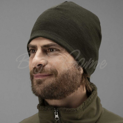 Шапка HARKILA Tibro Beanie цвет Willow green фото 2