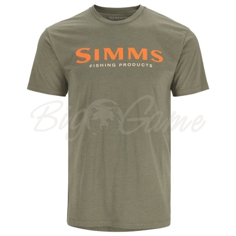 Футболка SIMMS Logo T-Shirt цвет Military Heather фото 1