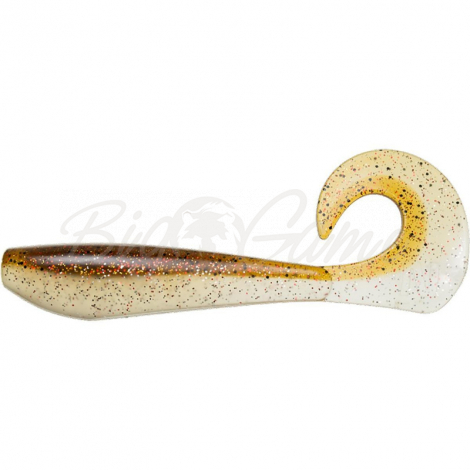 Твистер NARVAL Curly Swimmer 12 см (4 шт.) цв. Brown Sugar фото 1