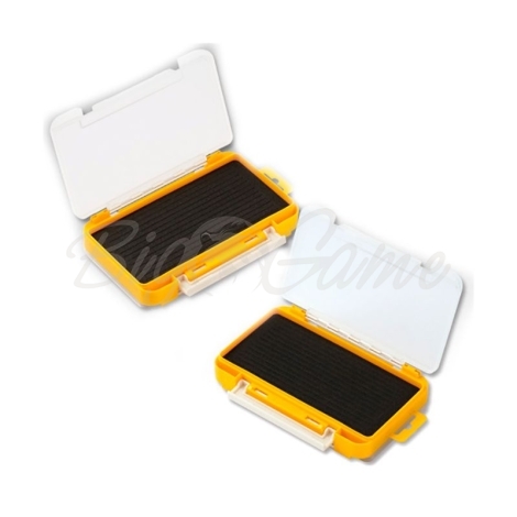 Коробка для приманок двухсторонняя MEIHO Rungun Case 1010W-2 цвет желтый фото 2