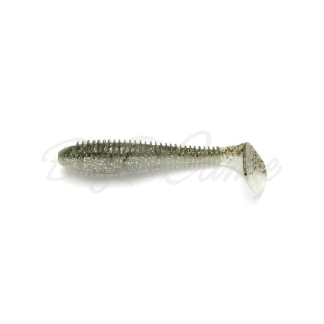 Виброхвост KEITECH Swing Impact 4,5" (6 шт.) цв. #416 Silver Flash Minnow фото 1