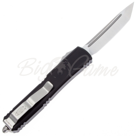Нож автоматический MICROTECH Ultratech T/E Tanto, рукоять алюминий, цв. черный сатин фото 4