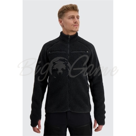 Толстовка ALASKA MS Teddy Jacket цвет Dark Grey фото 3